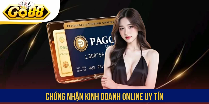 Chứng nhận kinh doanh online uy tín